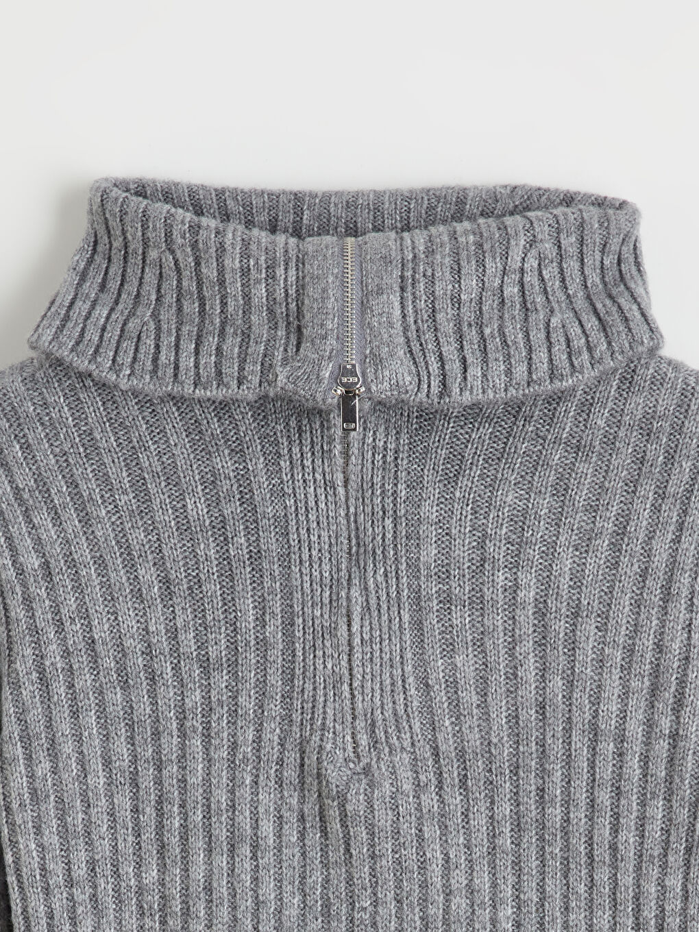 Rollkragen Damen Strickpullover-5