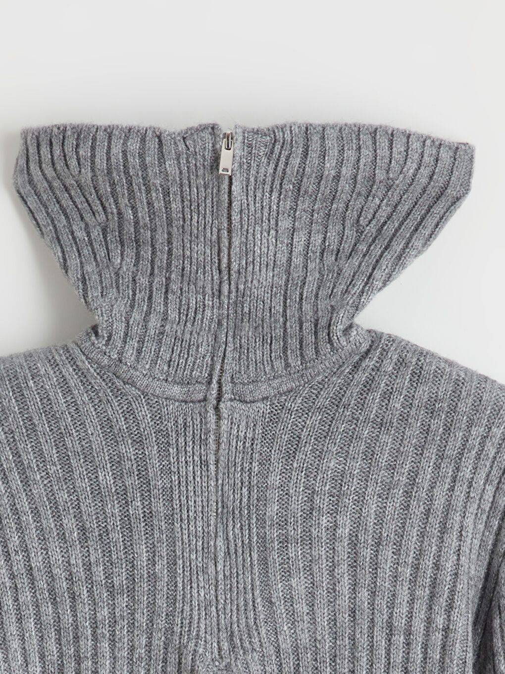 Rollkragen Damen Strickpullover-7