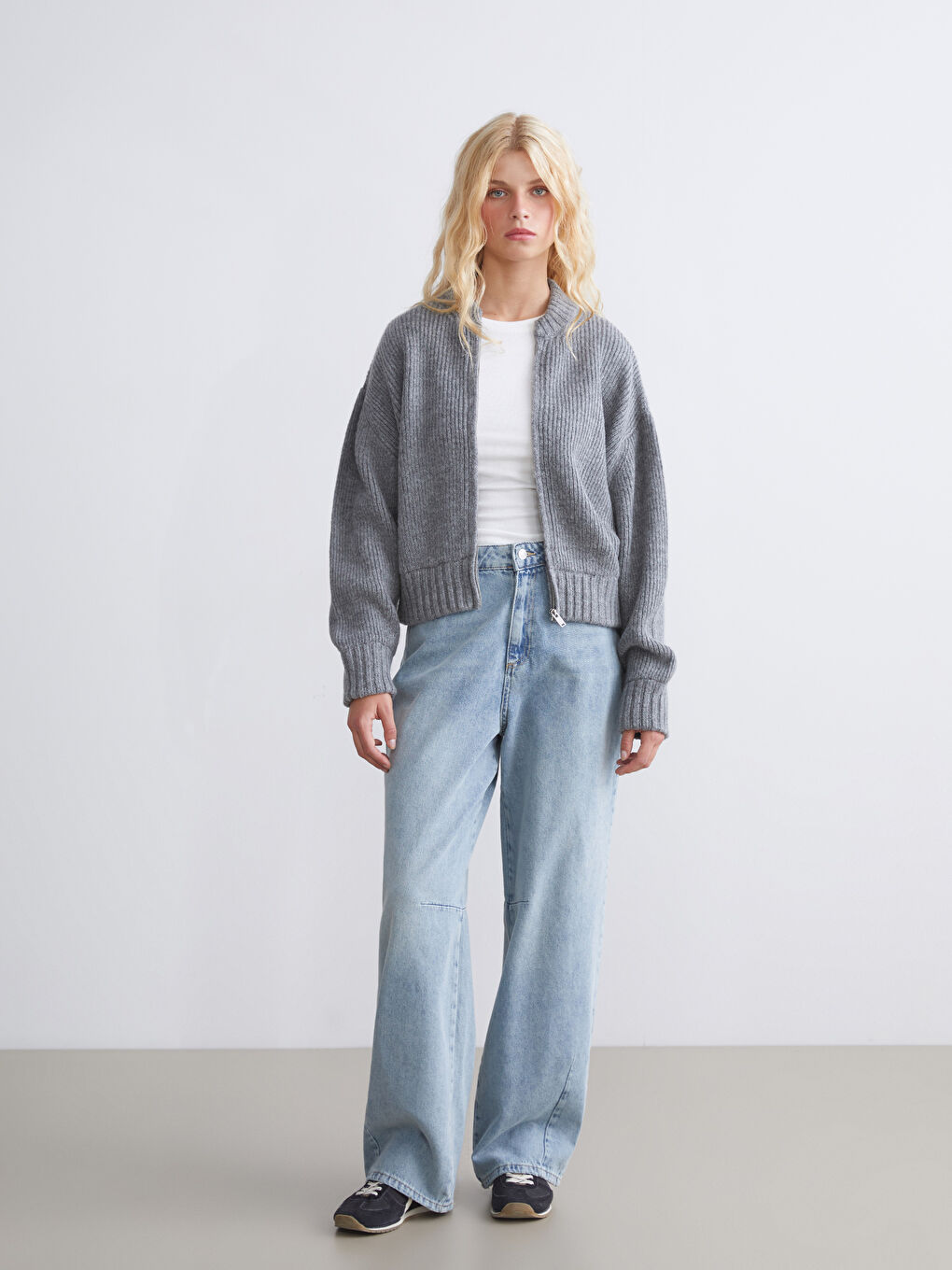 XSIDE Woman GREY Cardigan -W5FT63Z8-LAL