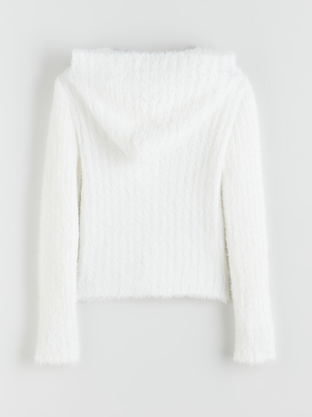 Hooded Women's Knitwear Cardigan-5
