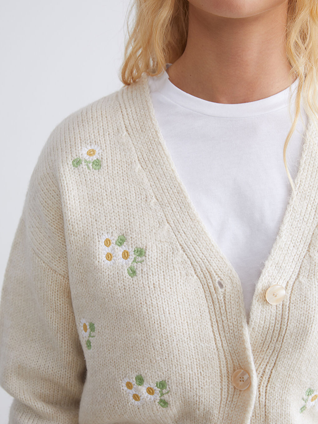 XSIDE Woman BEIGE Cardigan -W5FT69Z8-YXD