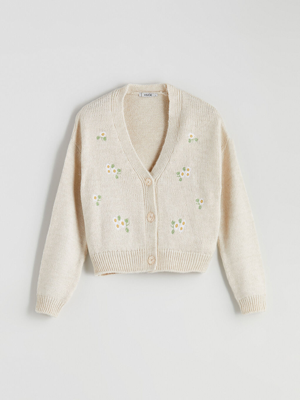 XSIDE Woman BEIGE Cardigan -W5FT69Z8-YXD