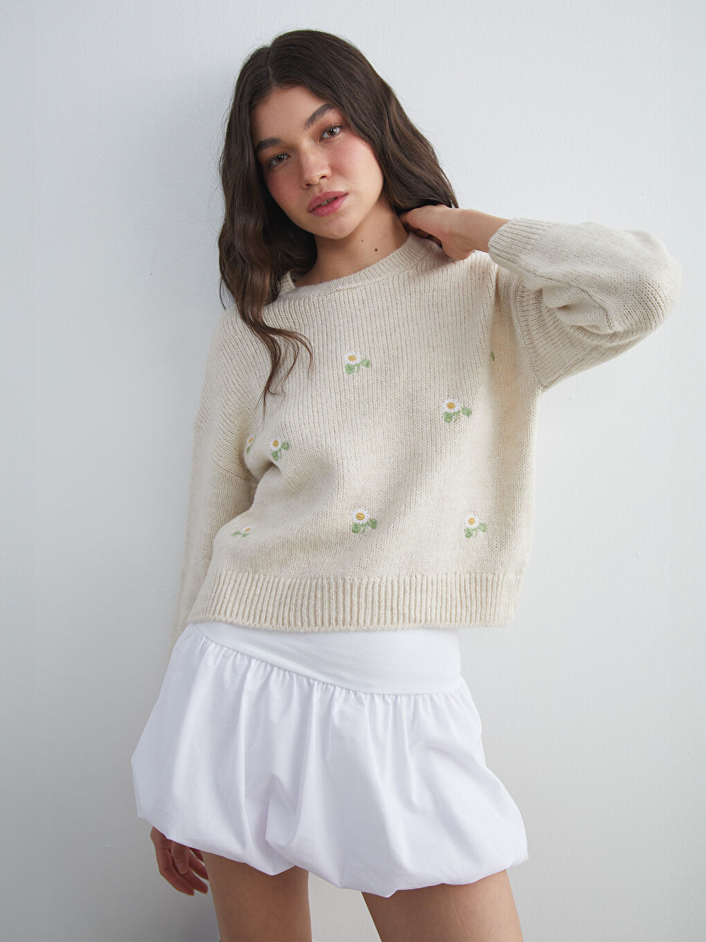 XSIDE Woman BEIGE Sweater -W5FT70Z8-YXD