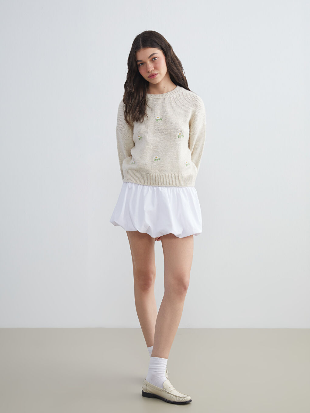 XSIDE Woman BEIGE Sweater -W5FT70Z8-YXD