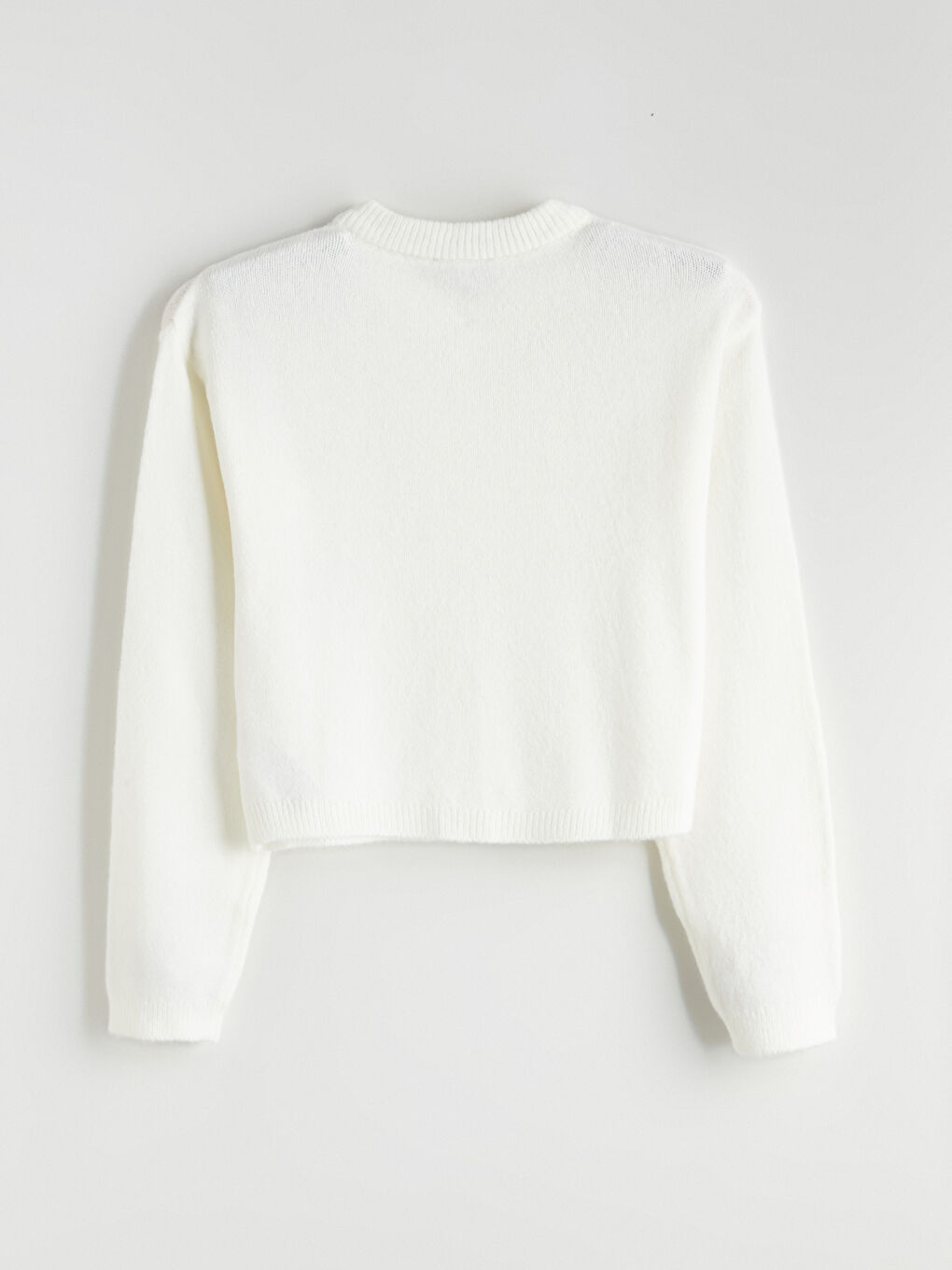 Crew Neck Women's Knitwear Cardigan-5