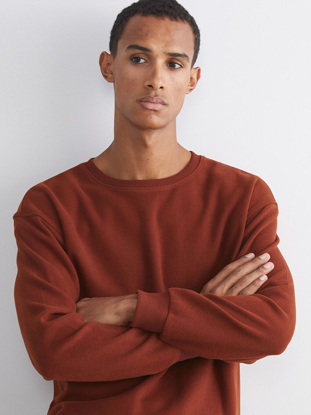 Crew Neck Men's Sweatshirt-3