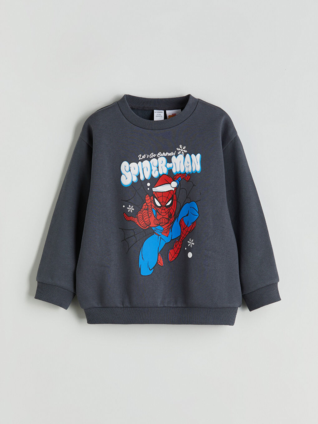 Spider-Man Lisanslı Erkek Çocuk Kalın Sweatshirt ve Eşofman Altı-1