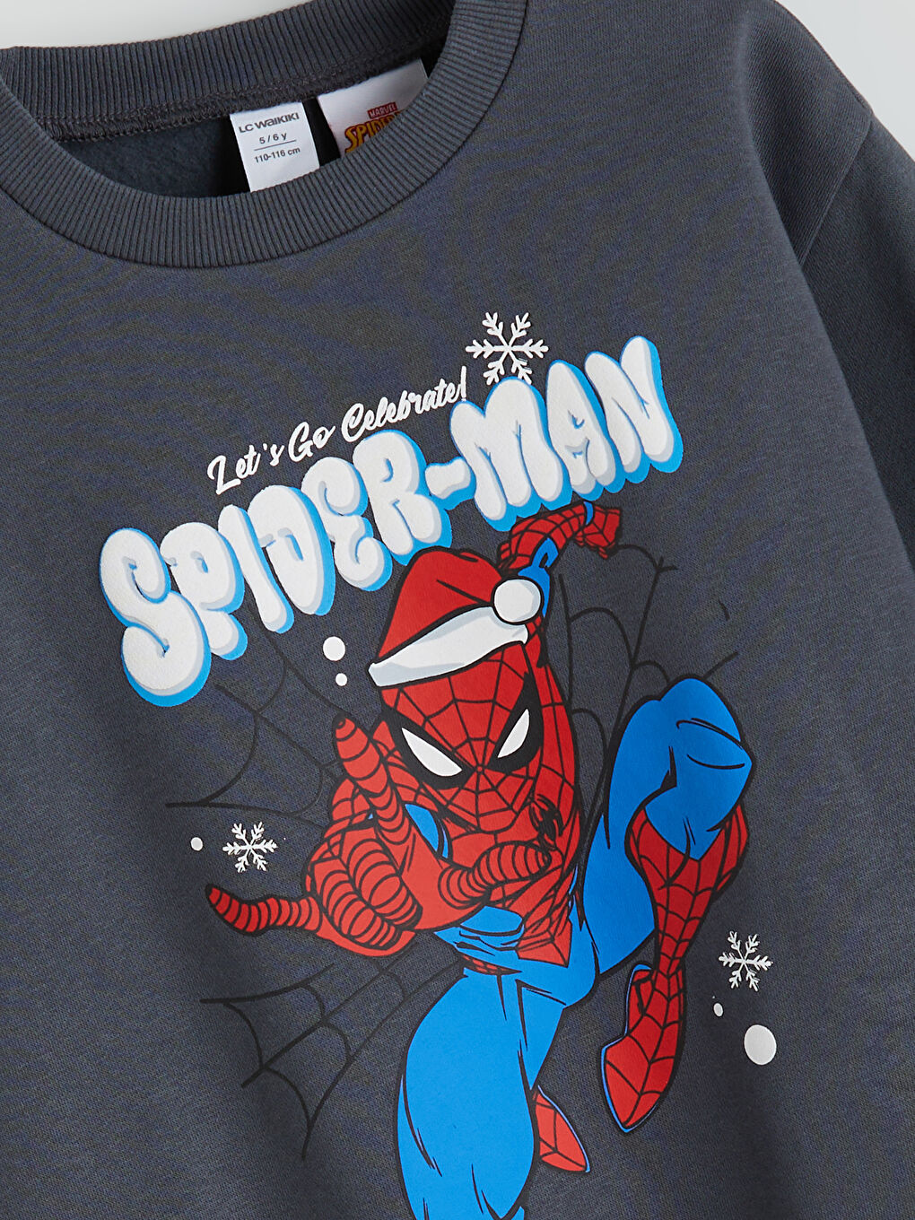 Spider-Man Lisanslı Erkek Çocuk Kalın Sweatshirt ve Eşofman Altı-3