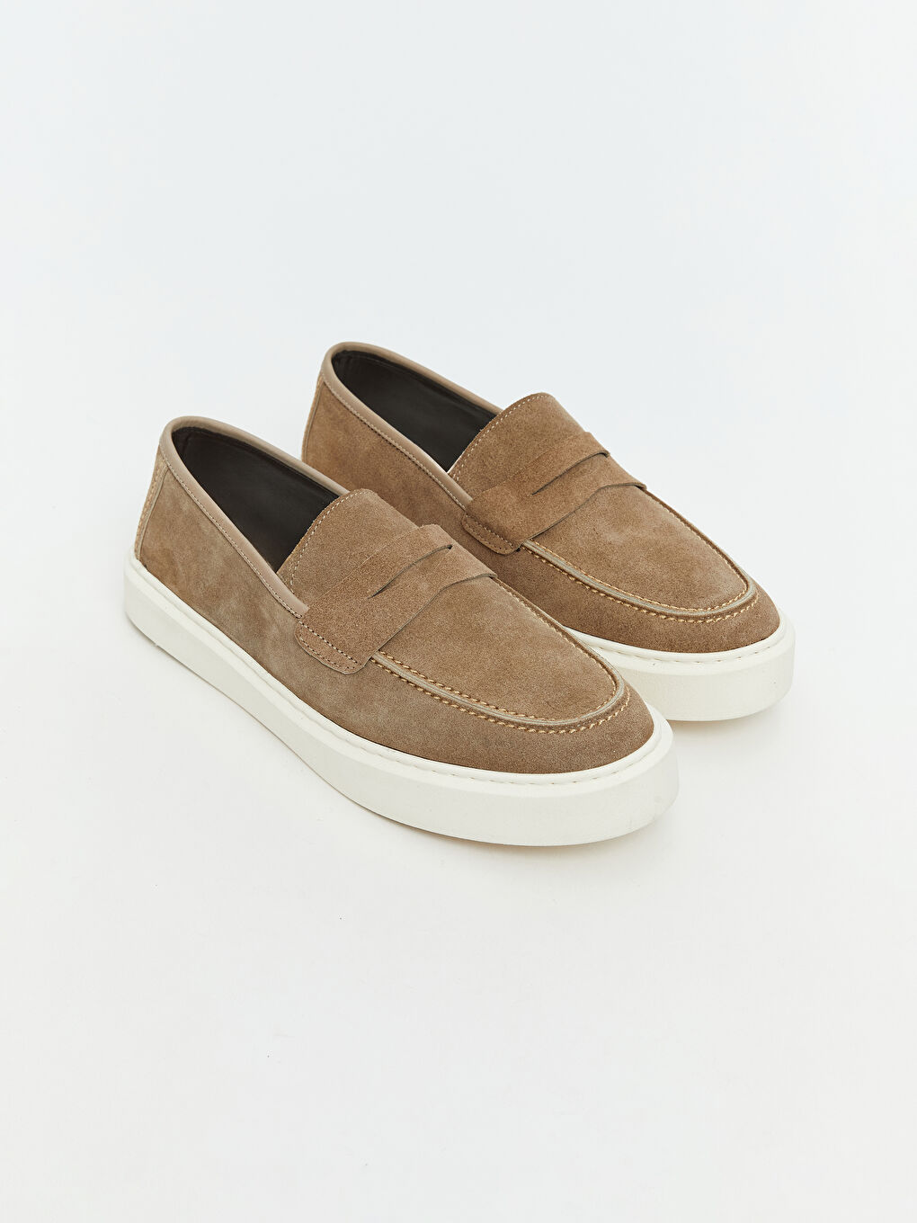 Faux Suede Men's Loafer Shoes
