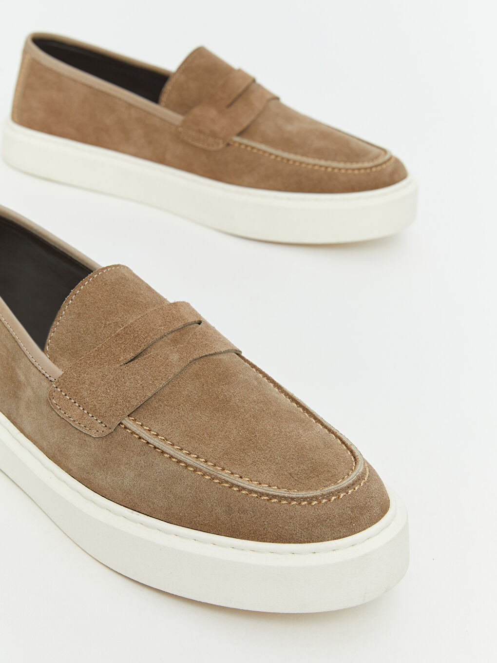 Faux Suede Men's Loafer Shoes-2