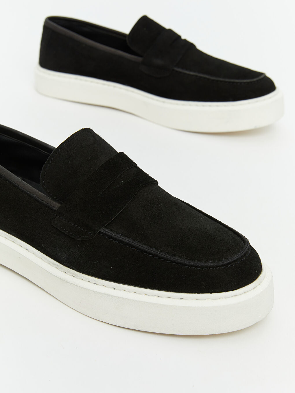 Faux Suede Men's Loafer Shoes-2