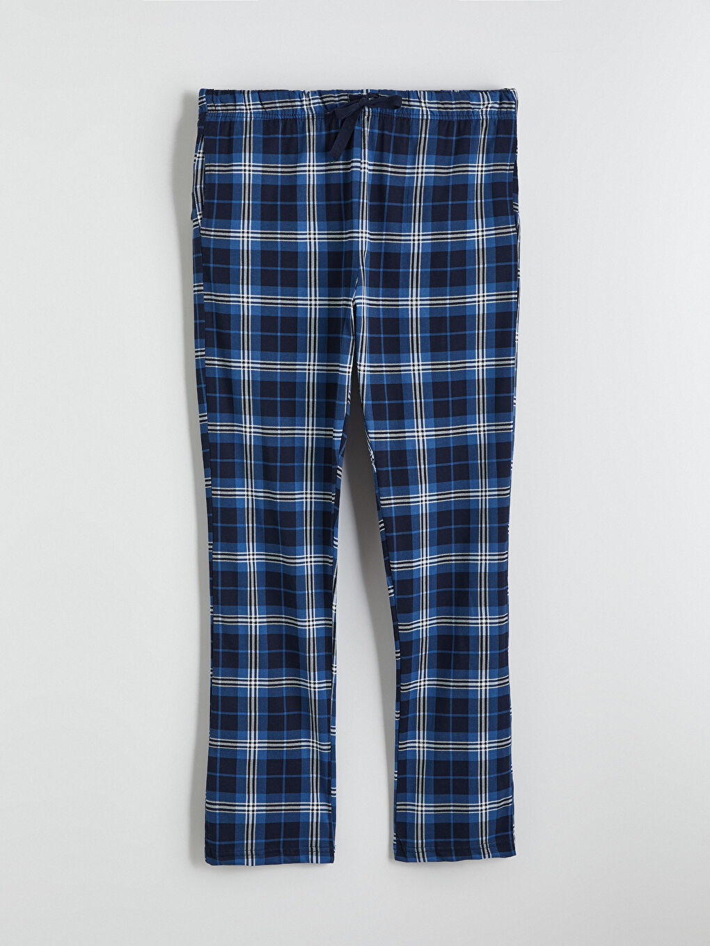 Lacivert Ekose Erkek Pijama Altı-5