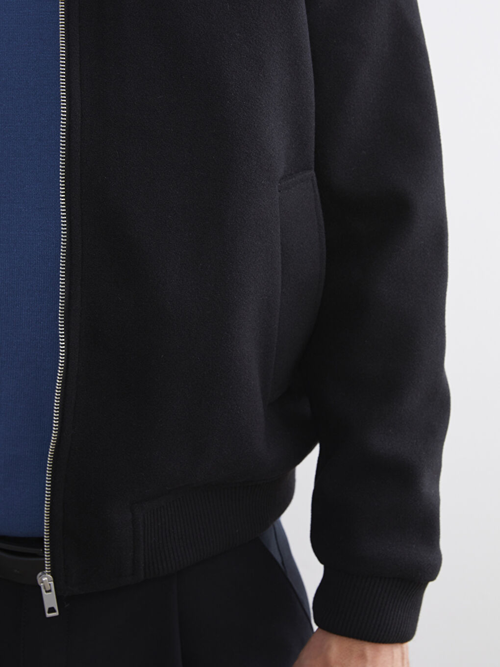 Standard Fit Collared Neck Men's Coat-2