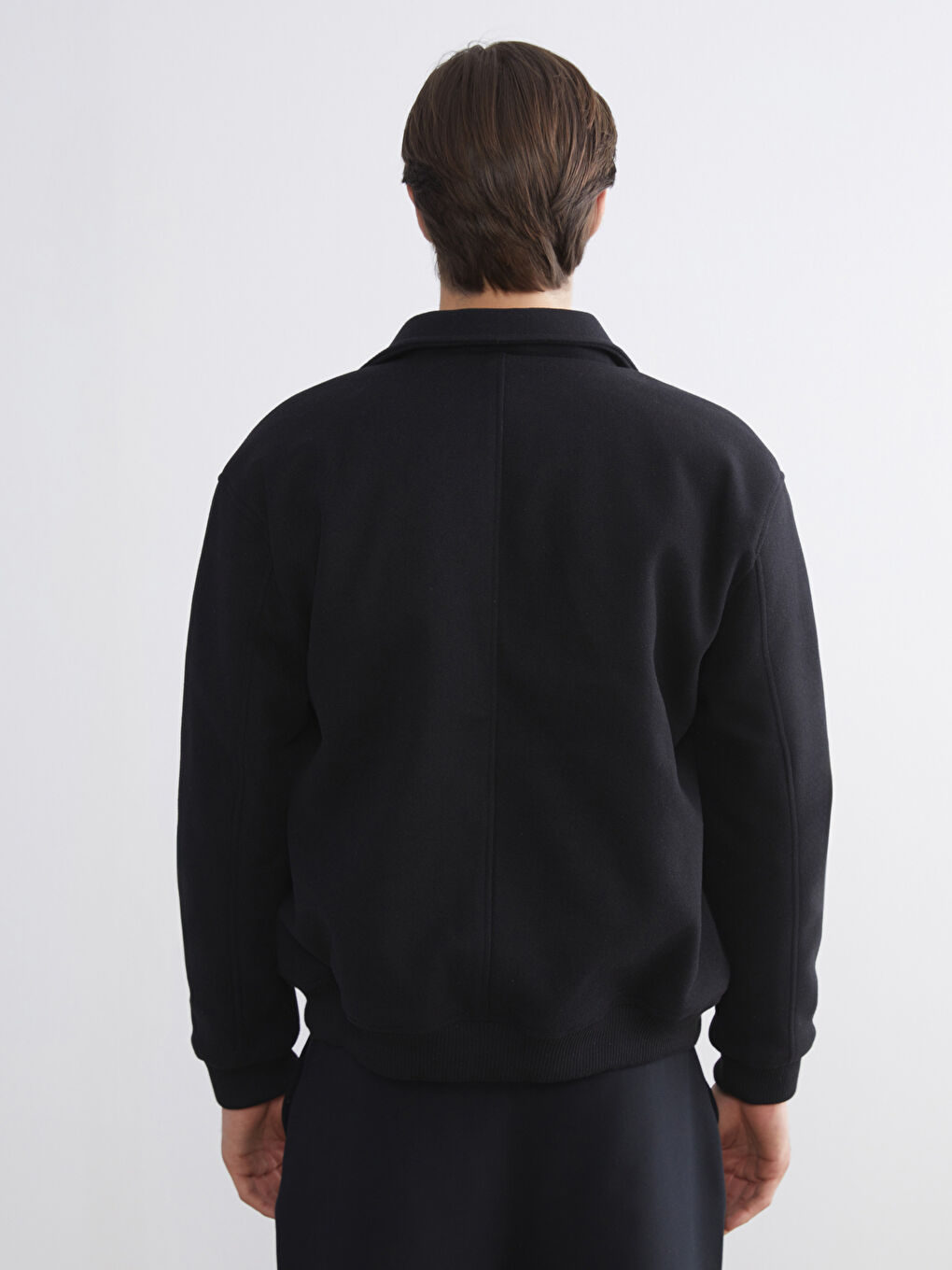 Standard Fit Collared Neck Men's Coat-4