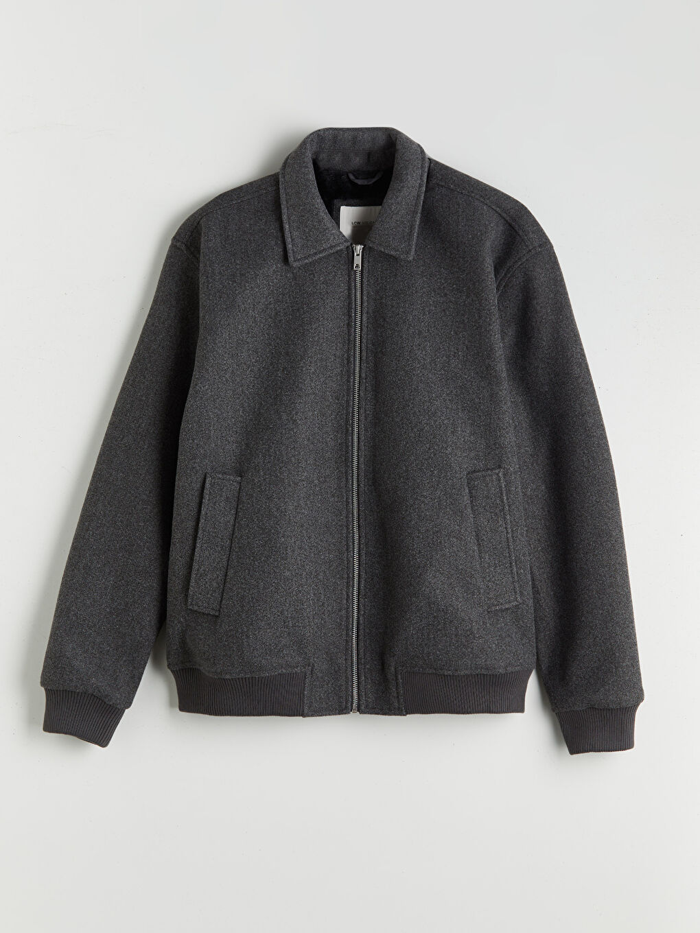 Пальто для чоловіків зі звичайною посадкою та відкладним коміром-5