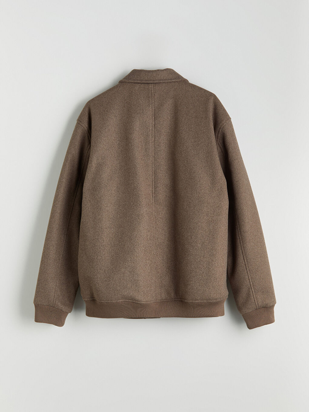 معطف رجال بياقة عادية وقصة عادية-11