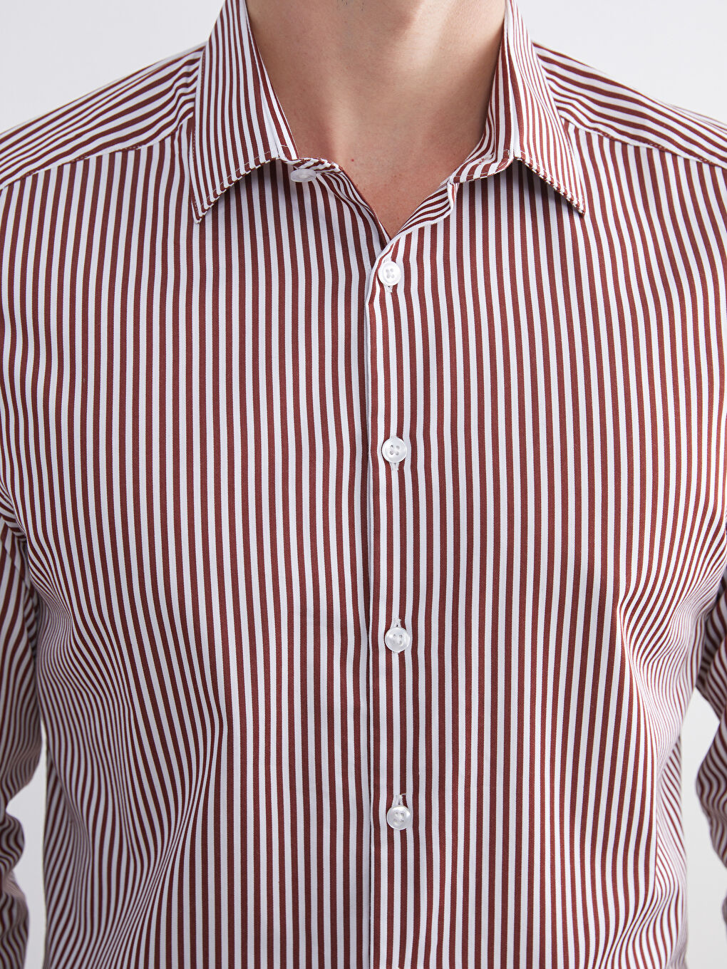 Мужчины Бордовый Рубашка-2