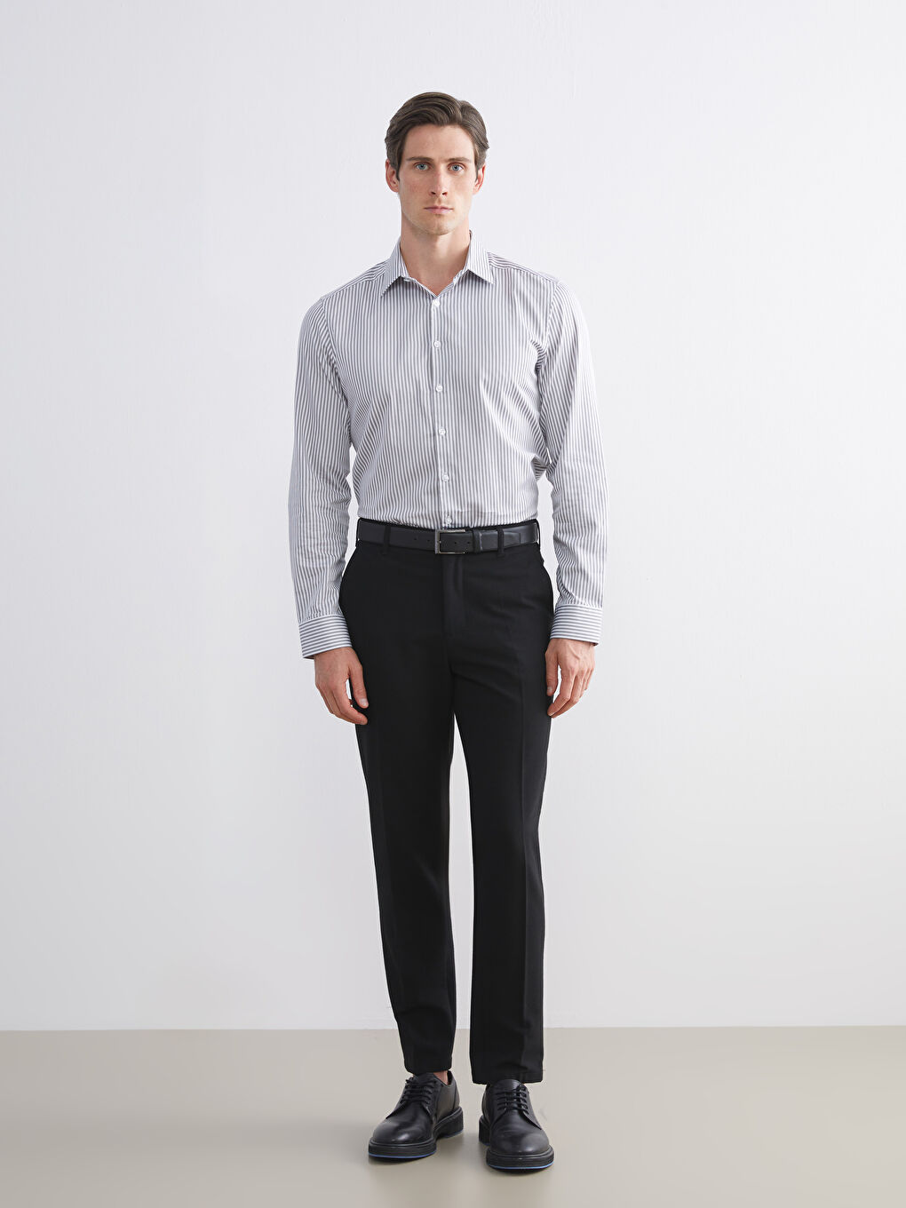 Мужчины Серый Рубашка-1