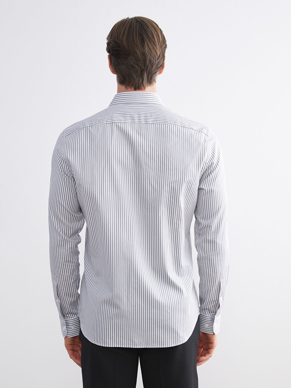 Мужчины Серый Рубашка-3