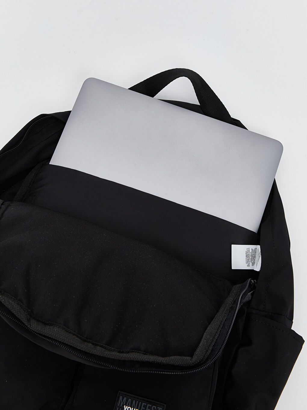 Siyah Çok Bölmeli Kadın Sırt Çantası-8