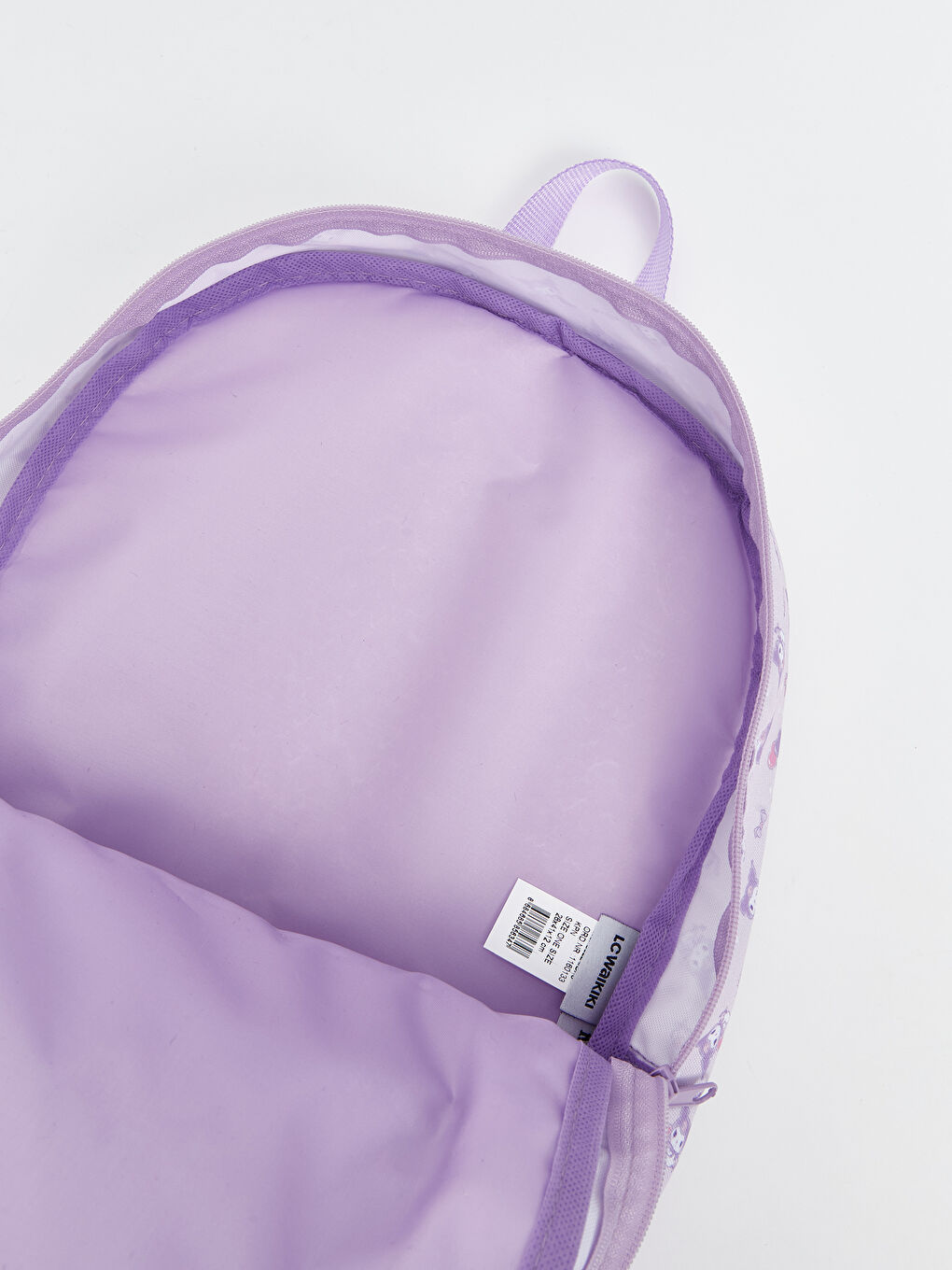 Lila Kuromi Baskılı Kız Çocuk Sırt Çantası-3