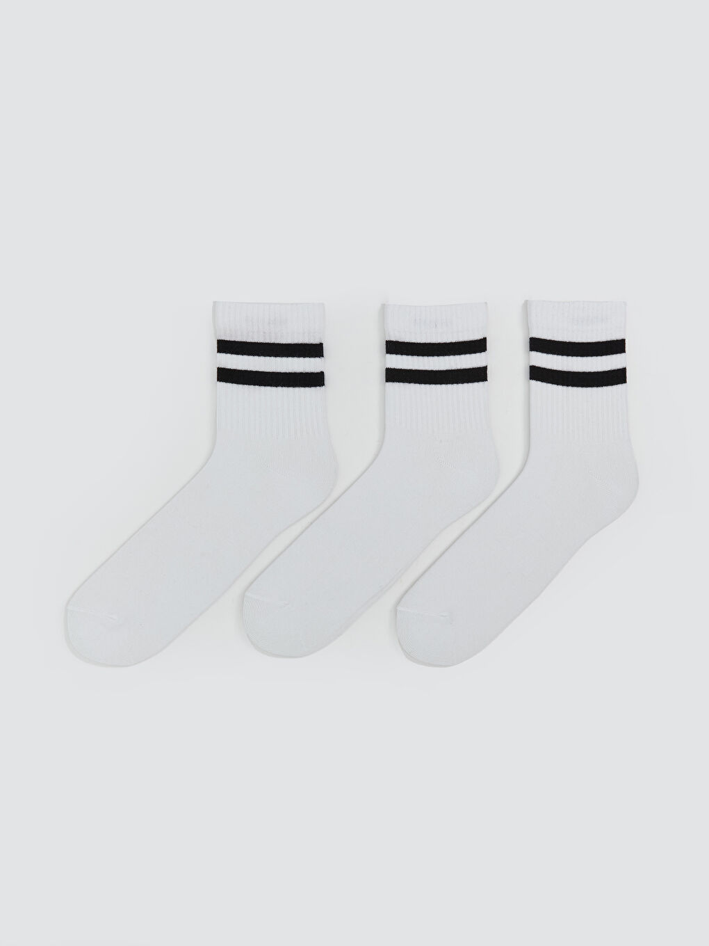 LCW ACCESSORIES Striped Men's Ankle Socks 3-pack -W5FV25Z8-J5E