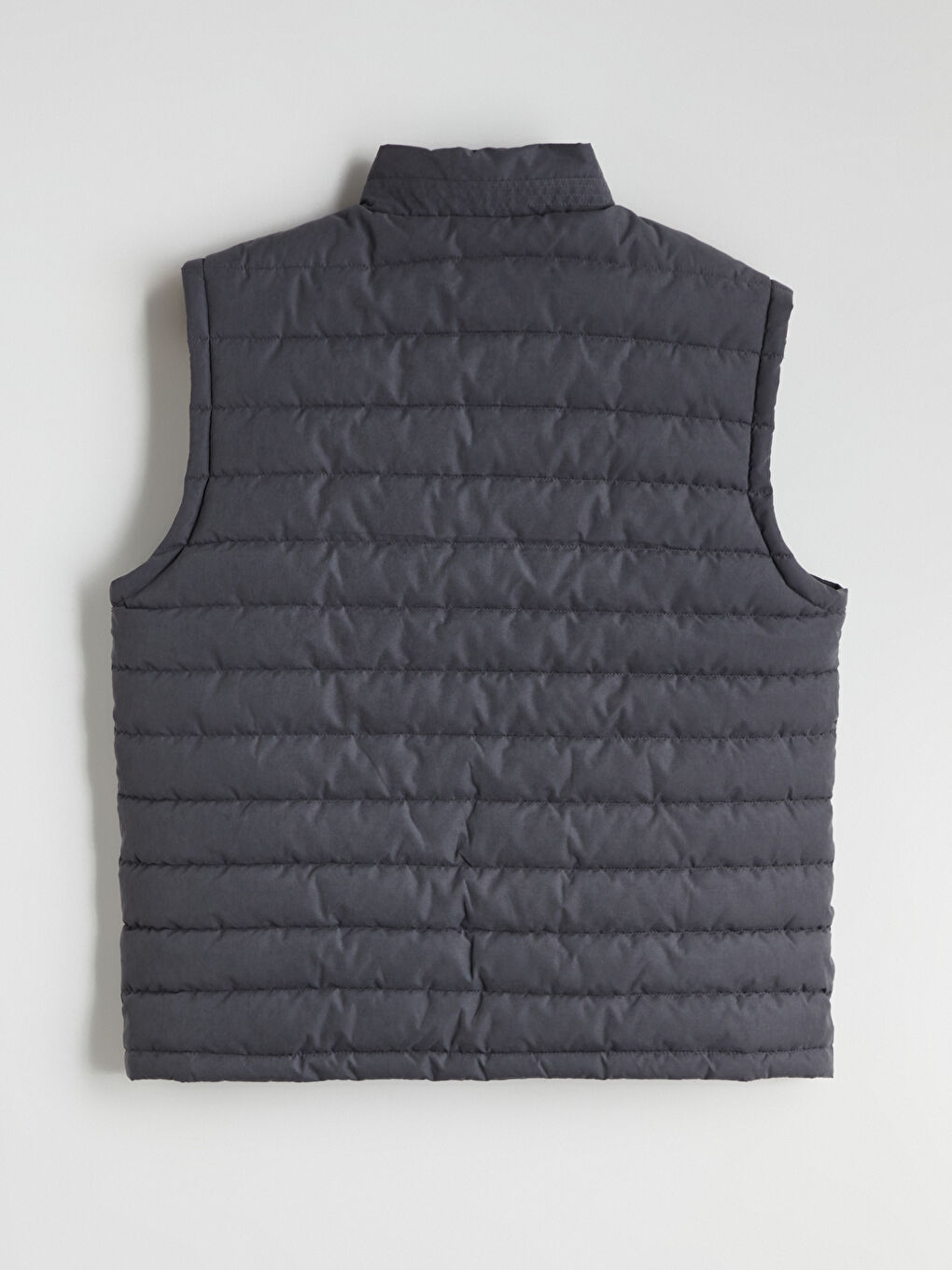 Antrasit Standart Kalıp Dik Yaka Erkek Şişme Yelek-7