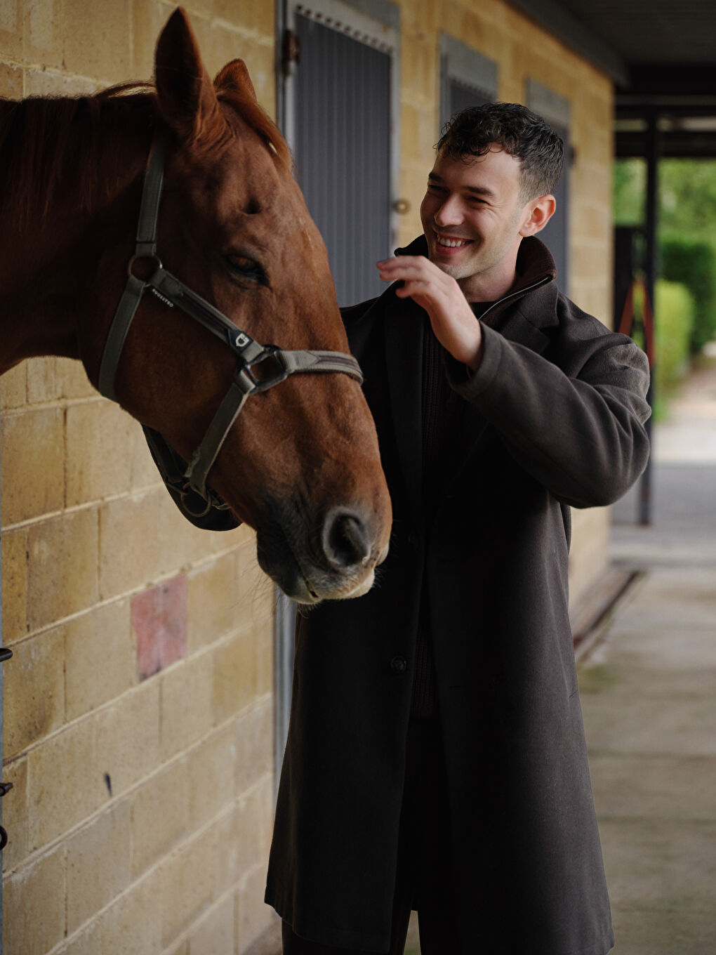 معطف كاشيت بسيط رجال