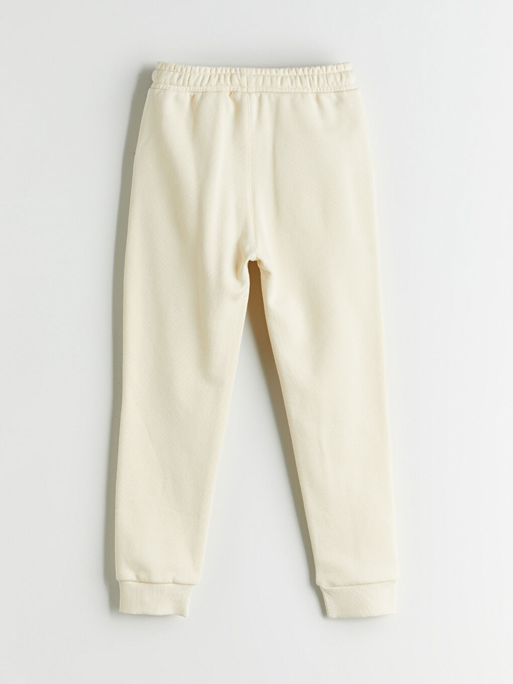 Ekru Beli Lastikli Erkek Çocuk Jogger Eşofman Altı-2