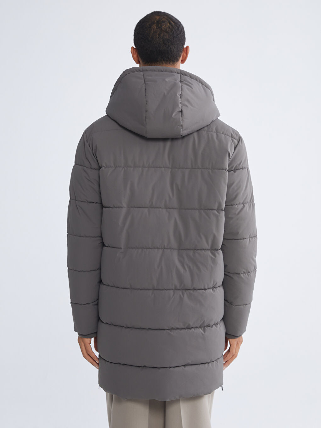 Ерлерге арналған стандартты пішім пуховик пальто-4