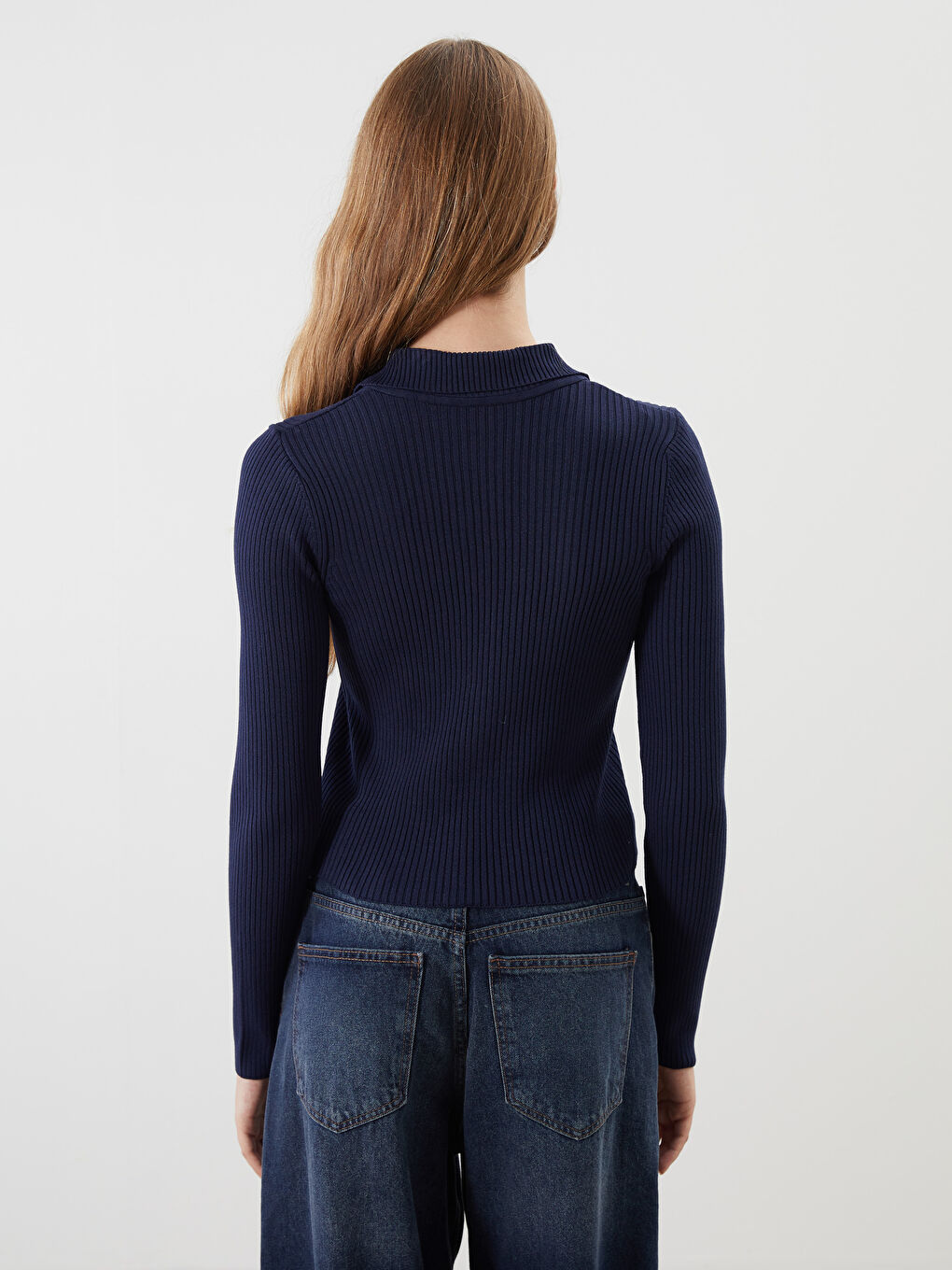 XSIDE Polo Neck Women's Knitwear Cardigan -W5FY04Z8-ZJB