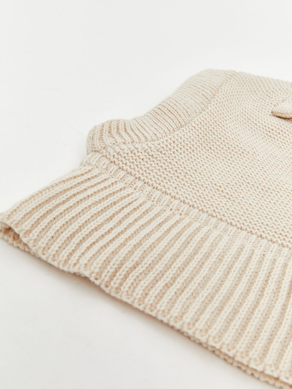 Baby Boy BEIGE Snow Hat-2
