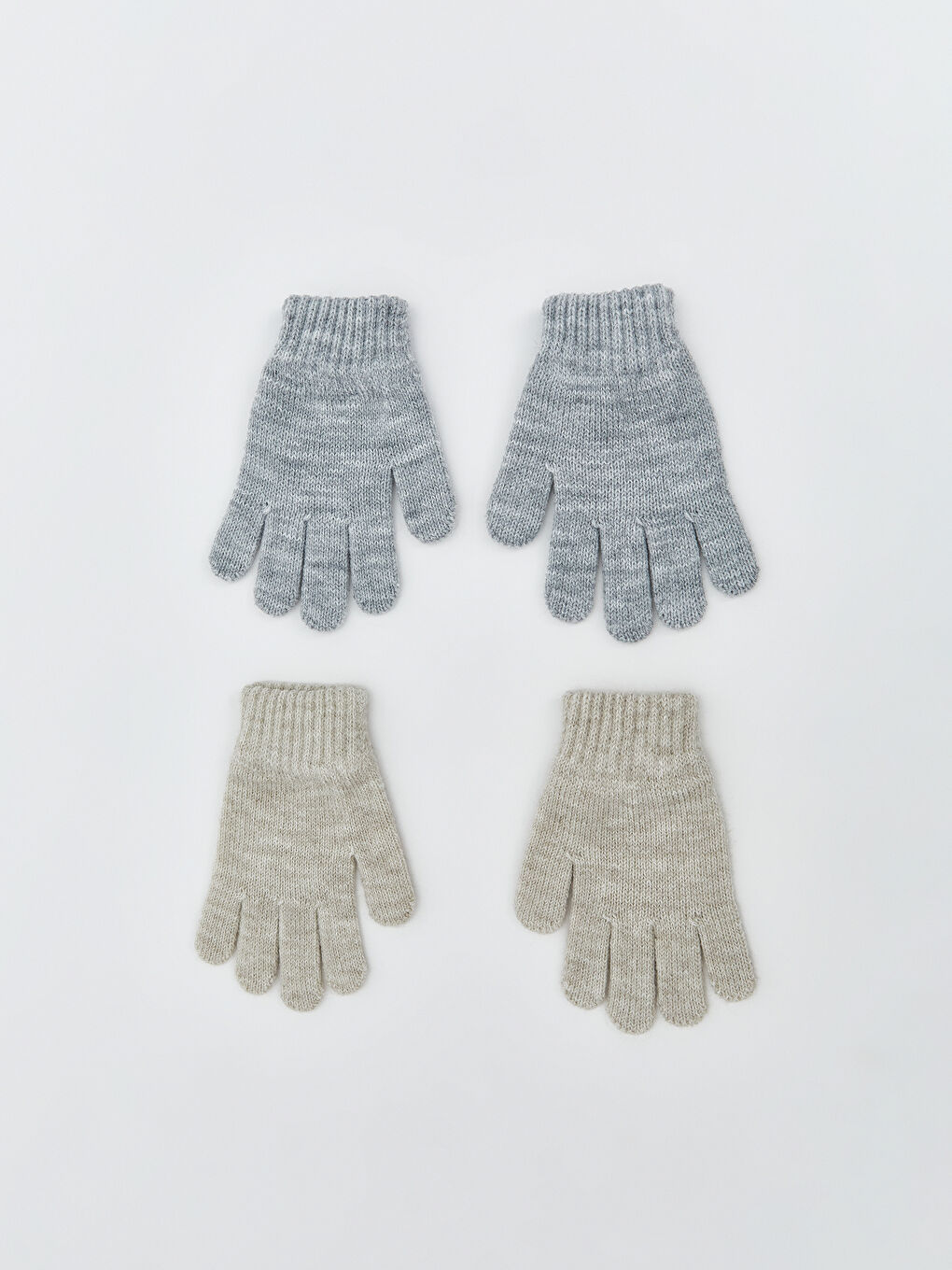 Basic Baby Boy Tricot Gloves 2-Pack