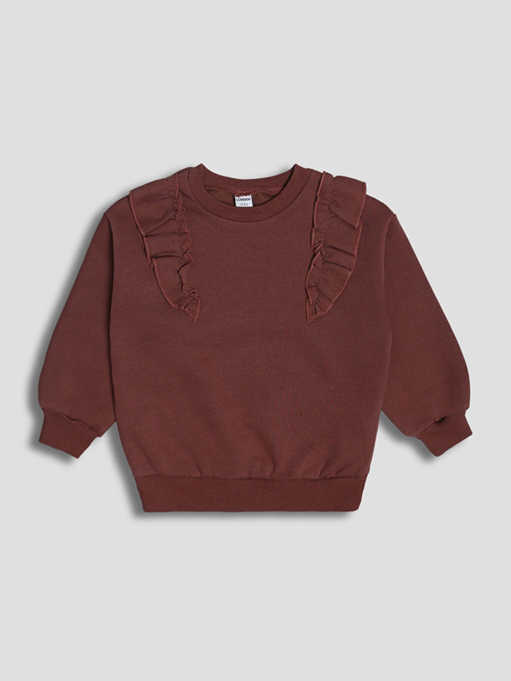 Crew Neck Girls' T-Shirt Set (2 Pieces)-1