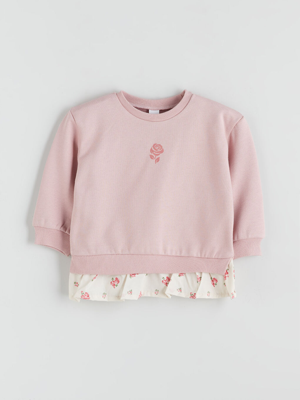 Crew Neck Printed Girls Sweatshirt 2 Pack-3