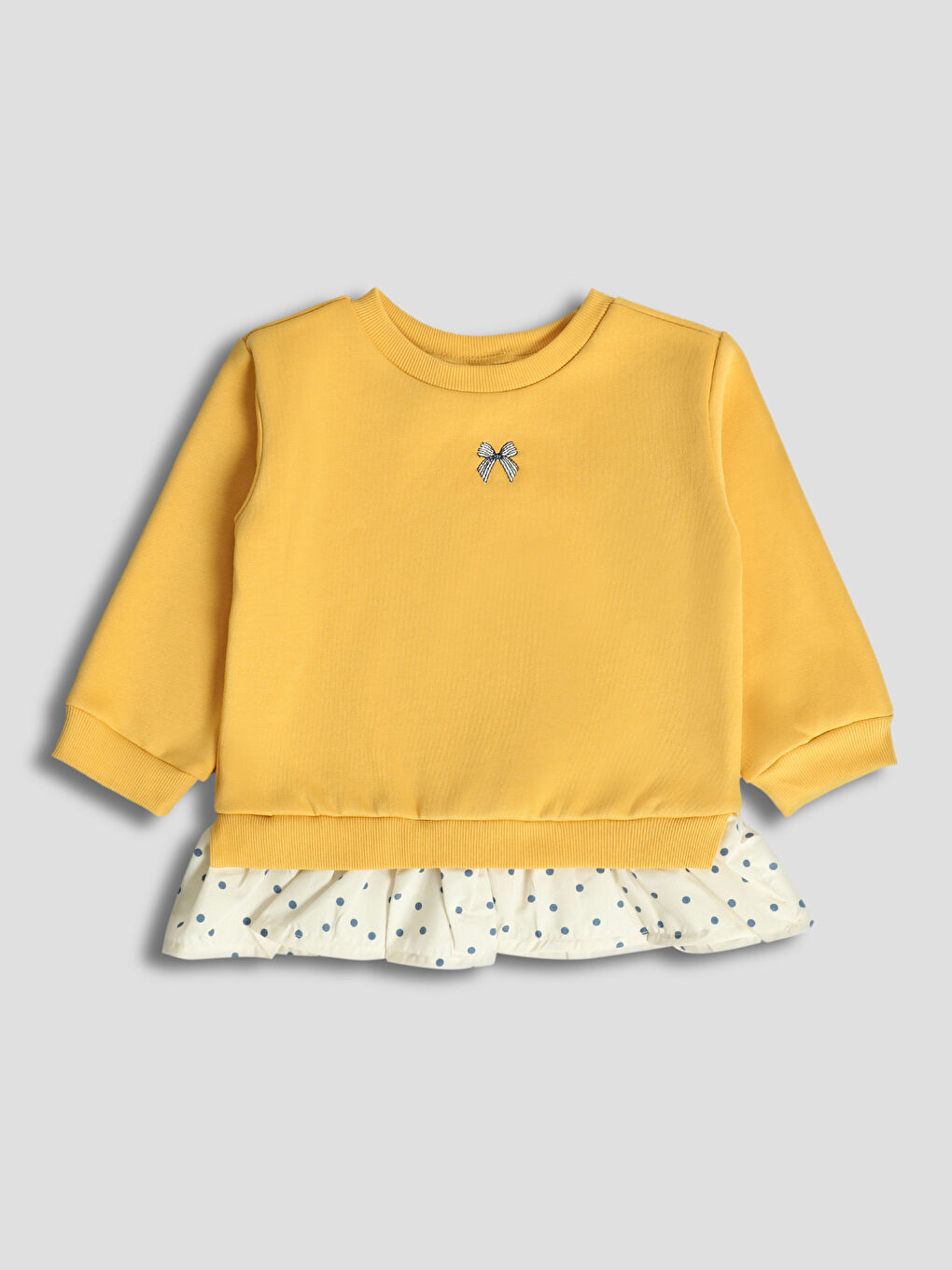 Frilled Hem Girls' Sweatshirt 2 Pack-1