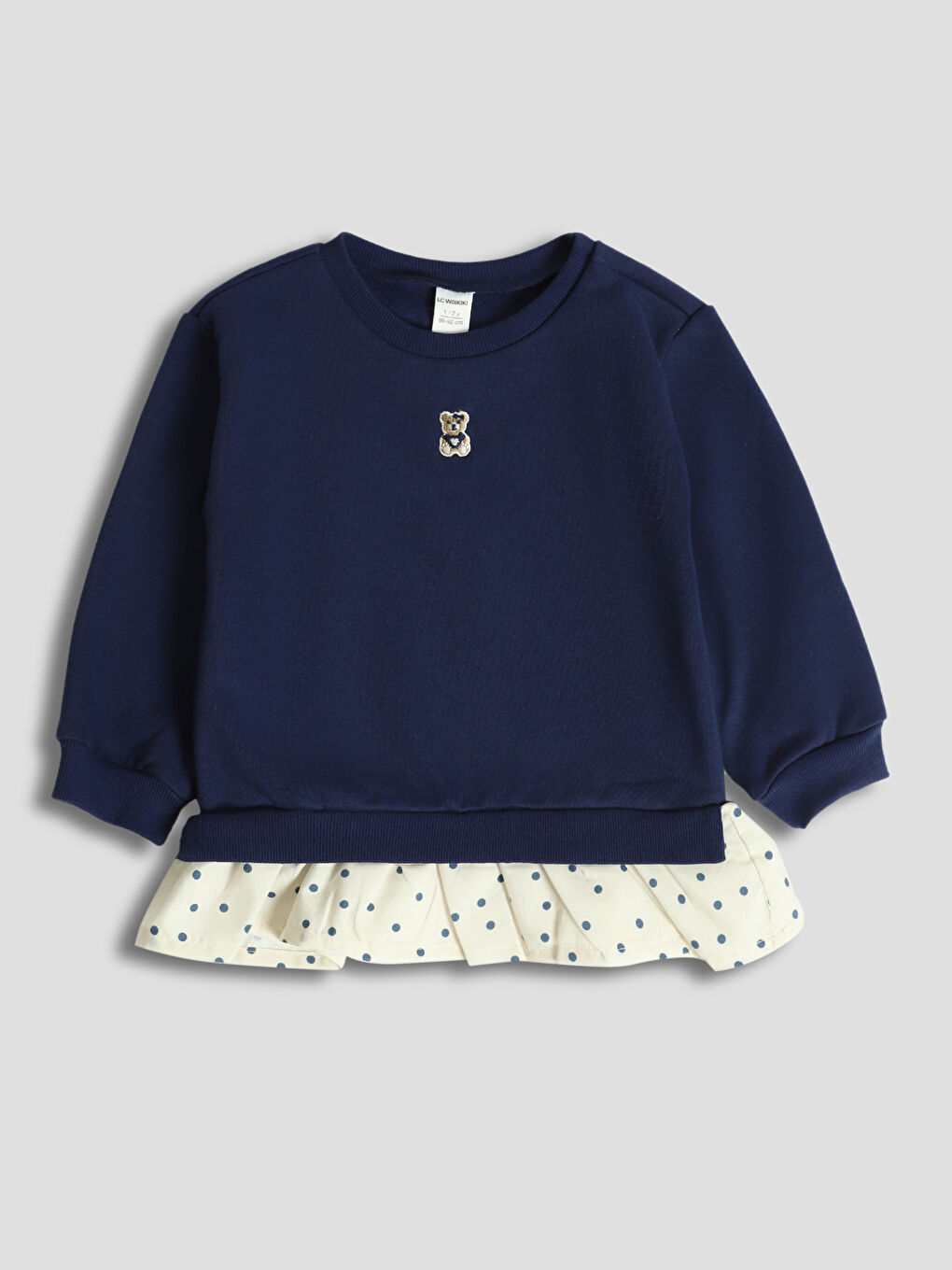 Frilled Hem Girls' Sweatshirt 2 Pack-4