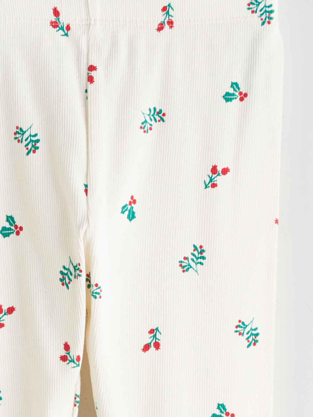 Crew Neck Floral Baby Girls' Pyjama Set 2 Pack-2