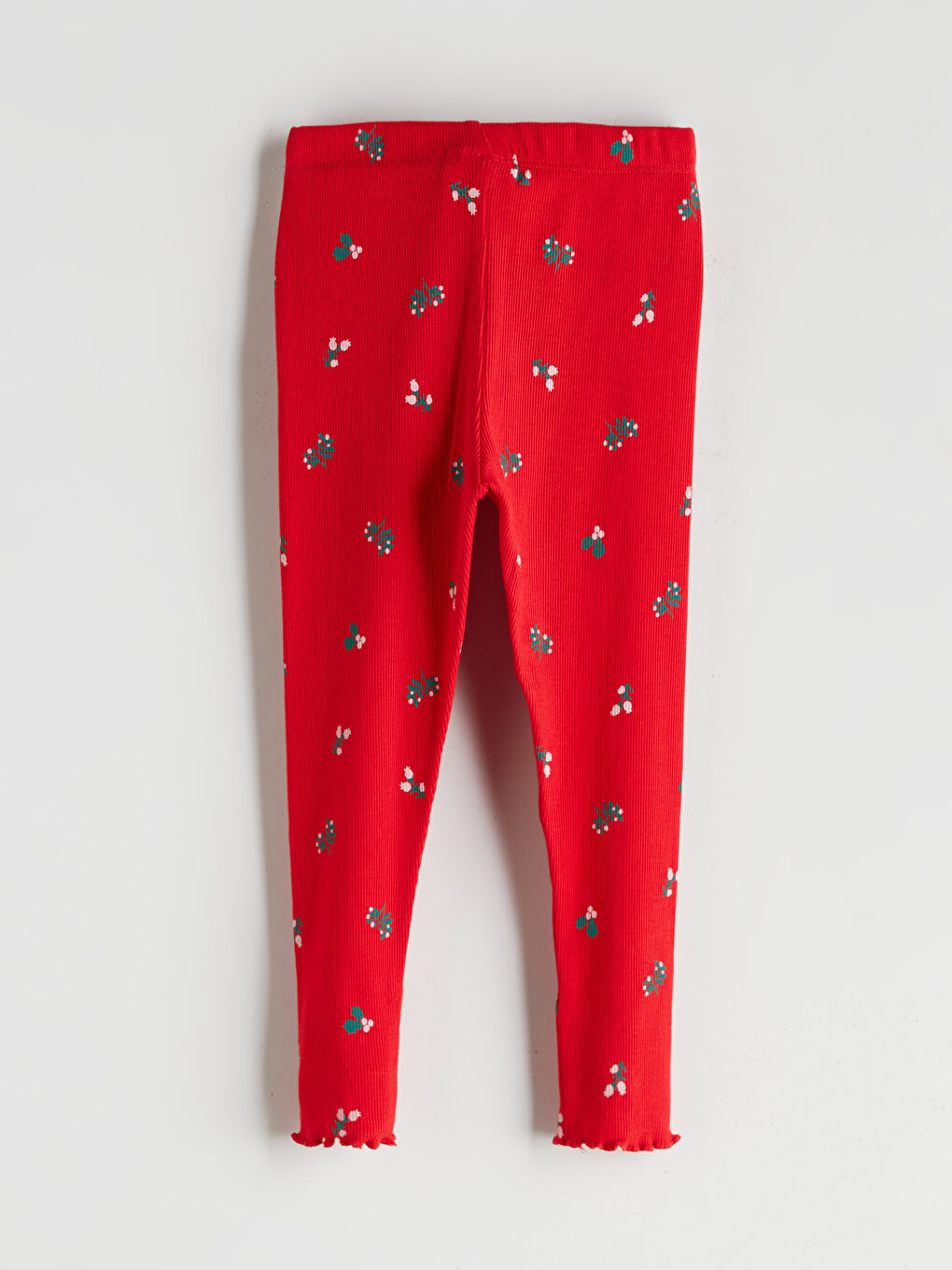 Crew Neck Floral Baby Girls' Pyjama Set 2 Pack-11