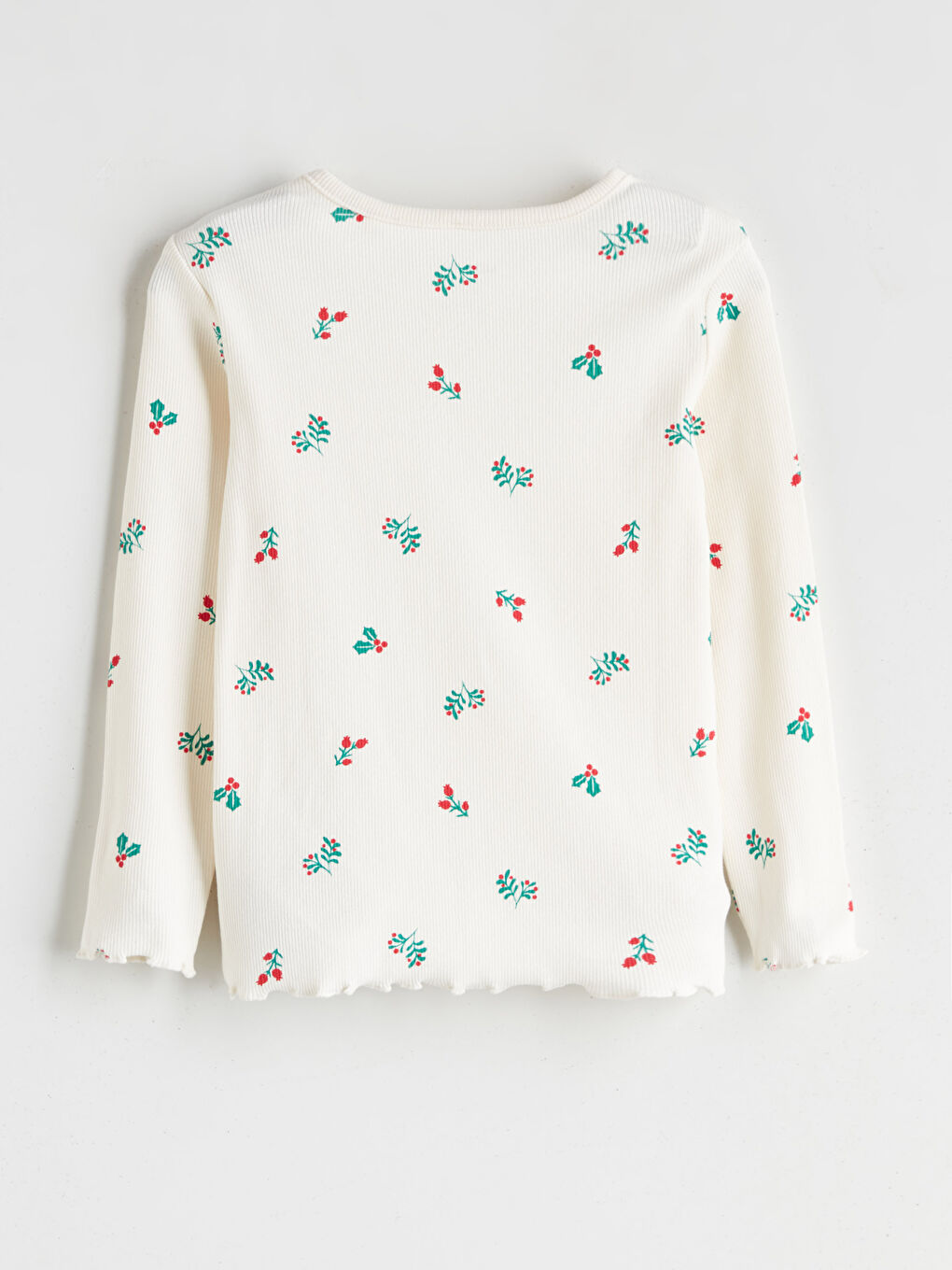 Crew Neck Floral Baby Girls' Pyjama Set 2 Pack-5