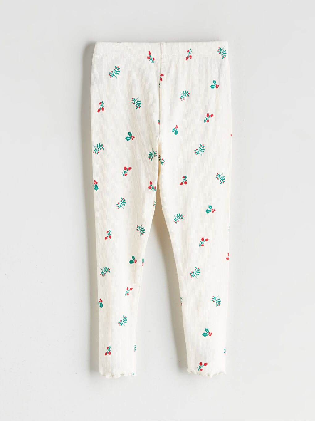 Crew Neck Floral Baby Girls' Pyjama Set 2 Pack-6