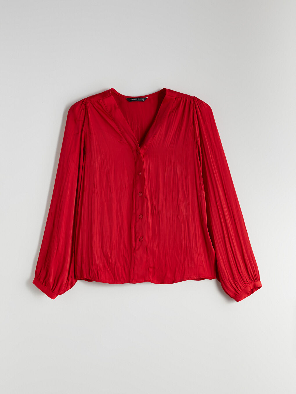 Әйелдер қызыл Блузка-4