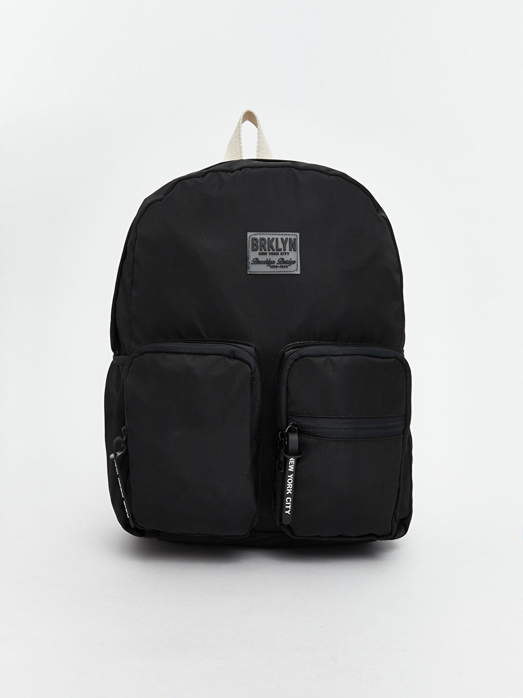 Siyah Çok Bölmeli Kadın Sırt Çantası