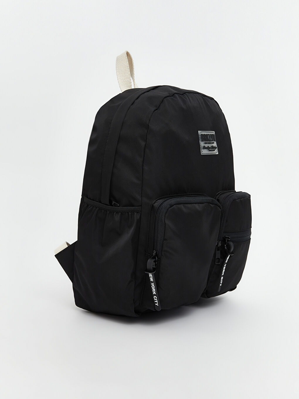 Siyah Çok Bölmeli Kadın Sırt Çantası-1