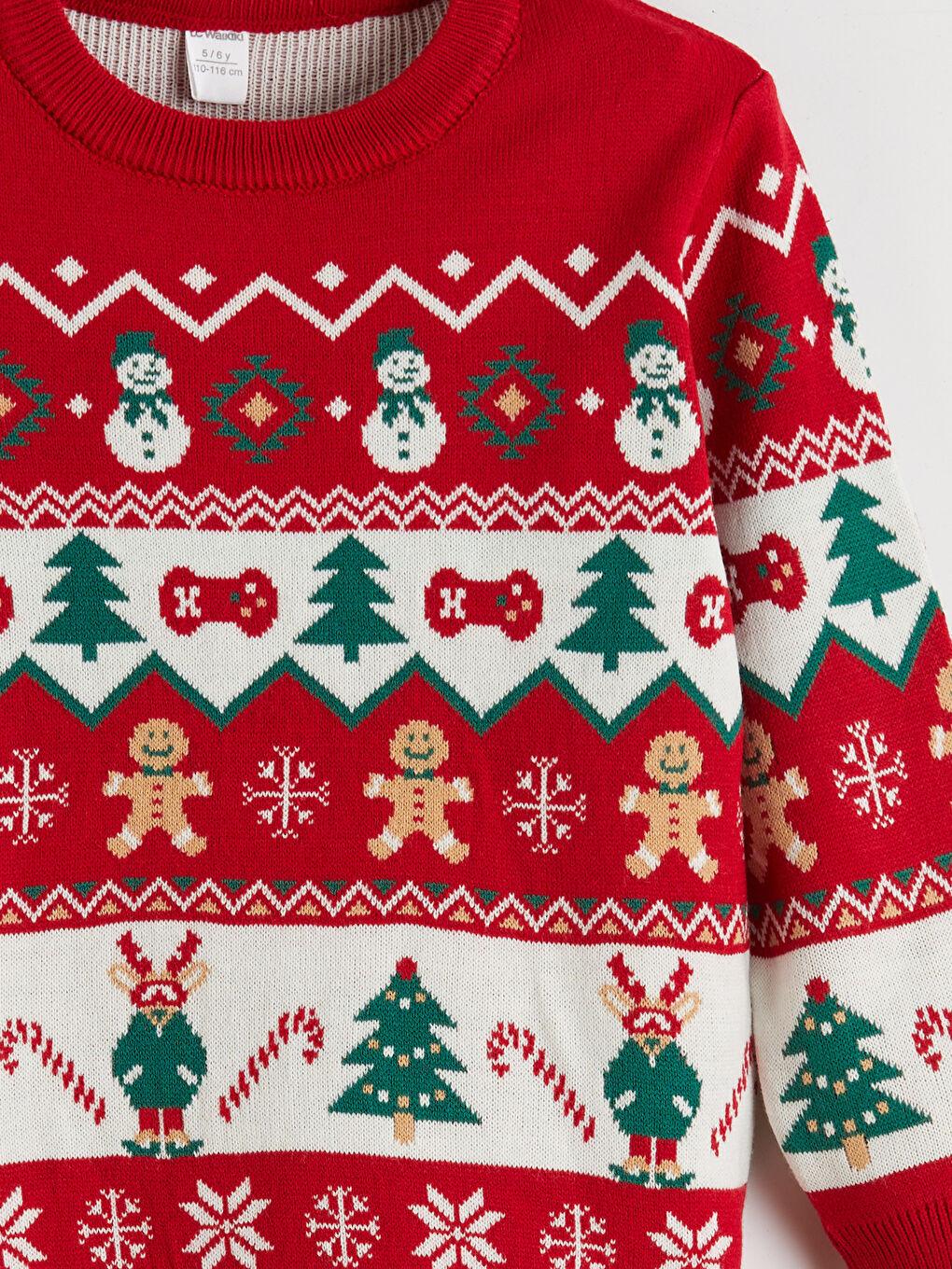 Boy RED Sweater-2