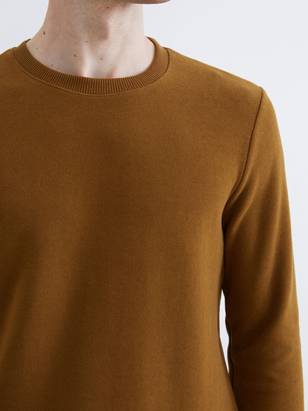 Hanorac pentru Bărbați cu Guler Rotund-2