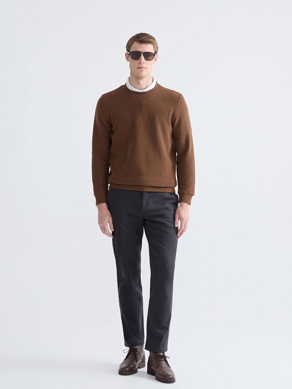 سويت شيرت ياقة دائرية للرجال-1