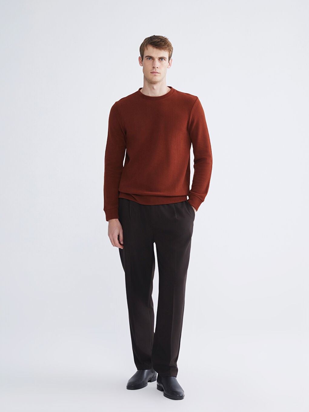 سویتشێرت یه‌خه‌ خڕ بۆ پیاوان-1