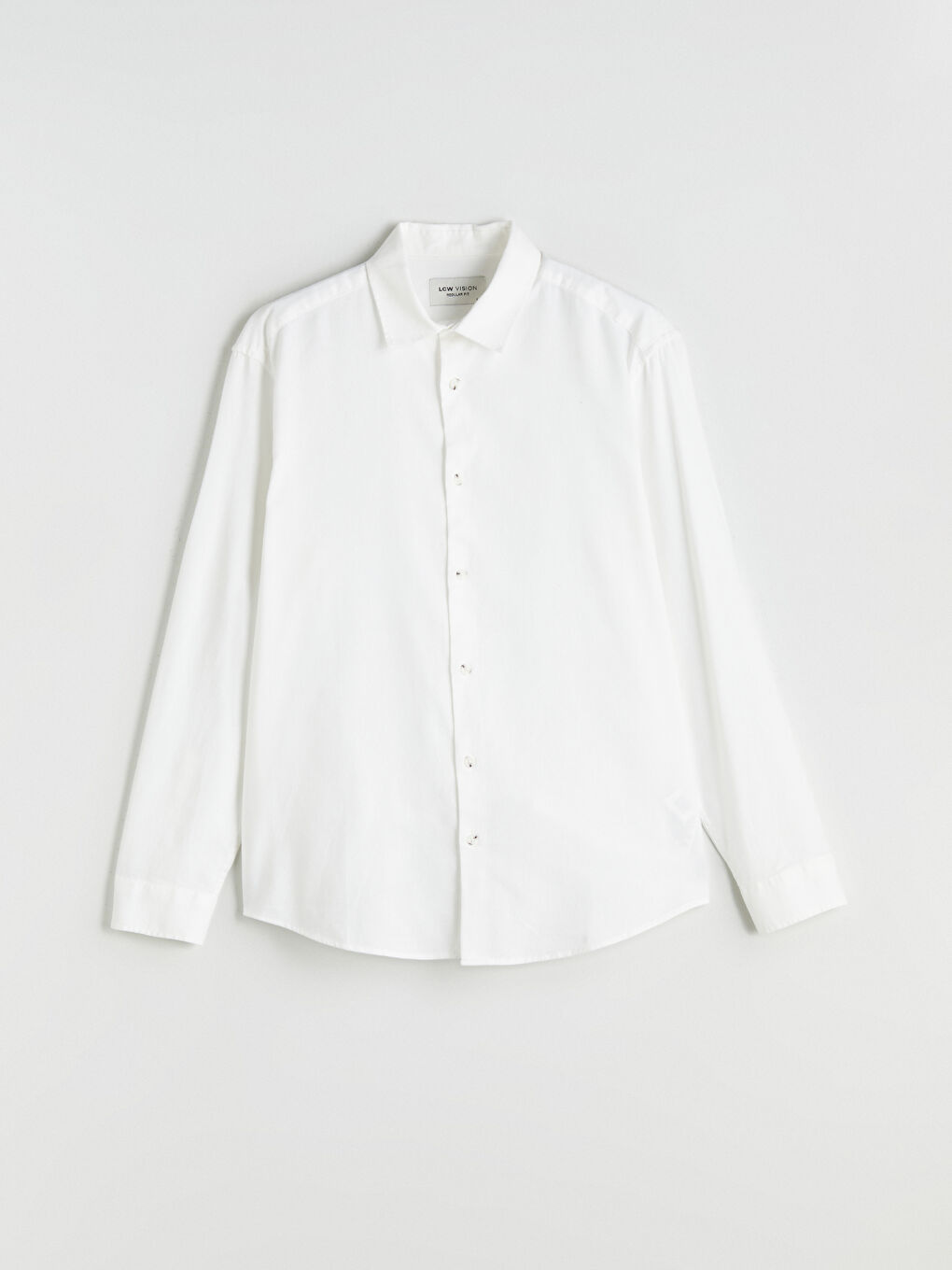 Regular Fit Long Sleeve Gabardine Men's Shirt-4