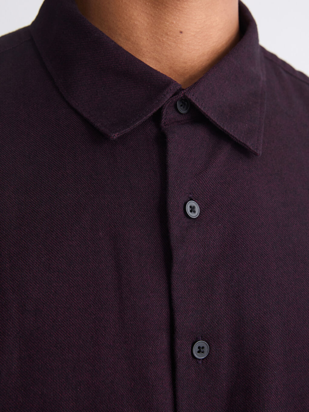 Regular Fit Long Sleeve Gabardine Men's Shirt-2